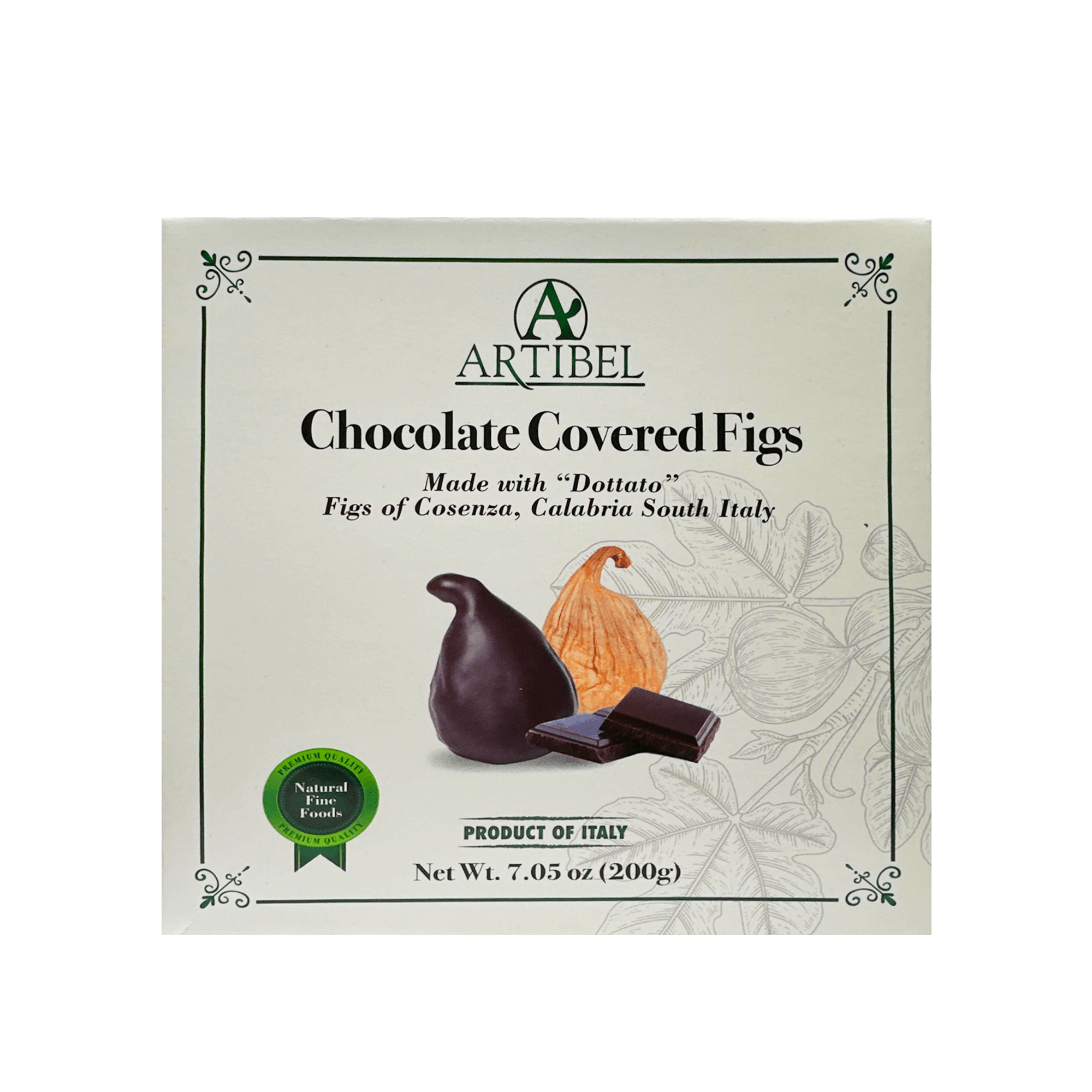 Artibel Chocolate Covered Calabrian Figs, 7.05 oz Fruits & Veggies Artibel