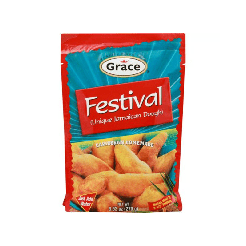 Grace Festival Mix Unique Jamaican Dough, 9.5 oz Pantry Grace