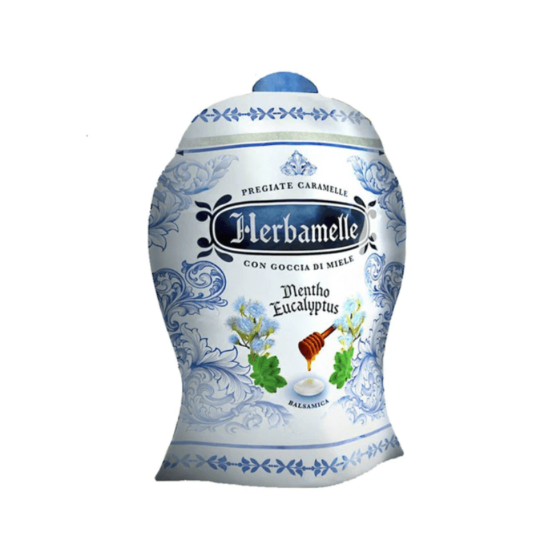 Herbamelle Menthol Eucalyptus Honey Drop Candies, 2.65 oz Sweets & Snacks Herbamelle