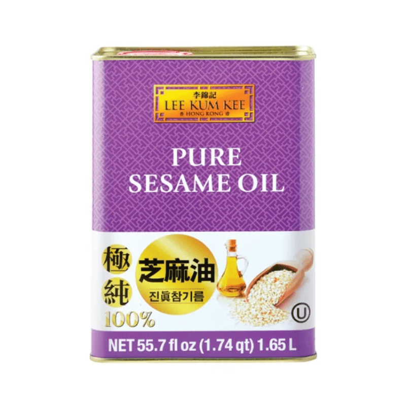 Lee Kum Kee 100% Pure Sesame Oil in Tin, 1.65 L Oil & Vinegar Lee Kum Kee