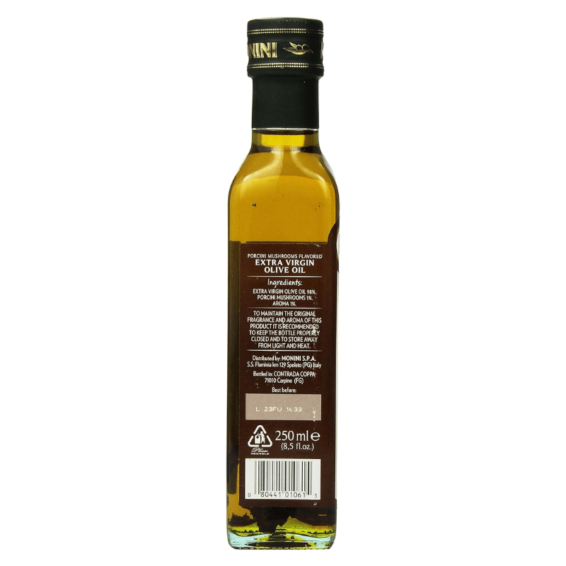 Monini Organic Porcini Mushroom Flavored Extra Virgin Olive Oil, 8.45 oz Oil & Vinegar Monini