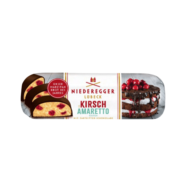 Niederegger Amaretto Cherry Chocolate Covered Marzipan, 4.4 oz Sweets & Snacks Niederegger