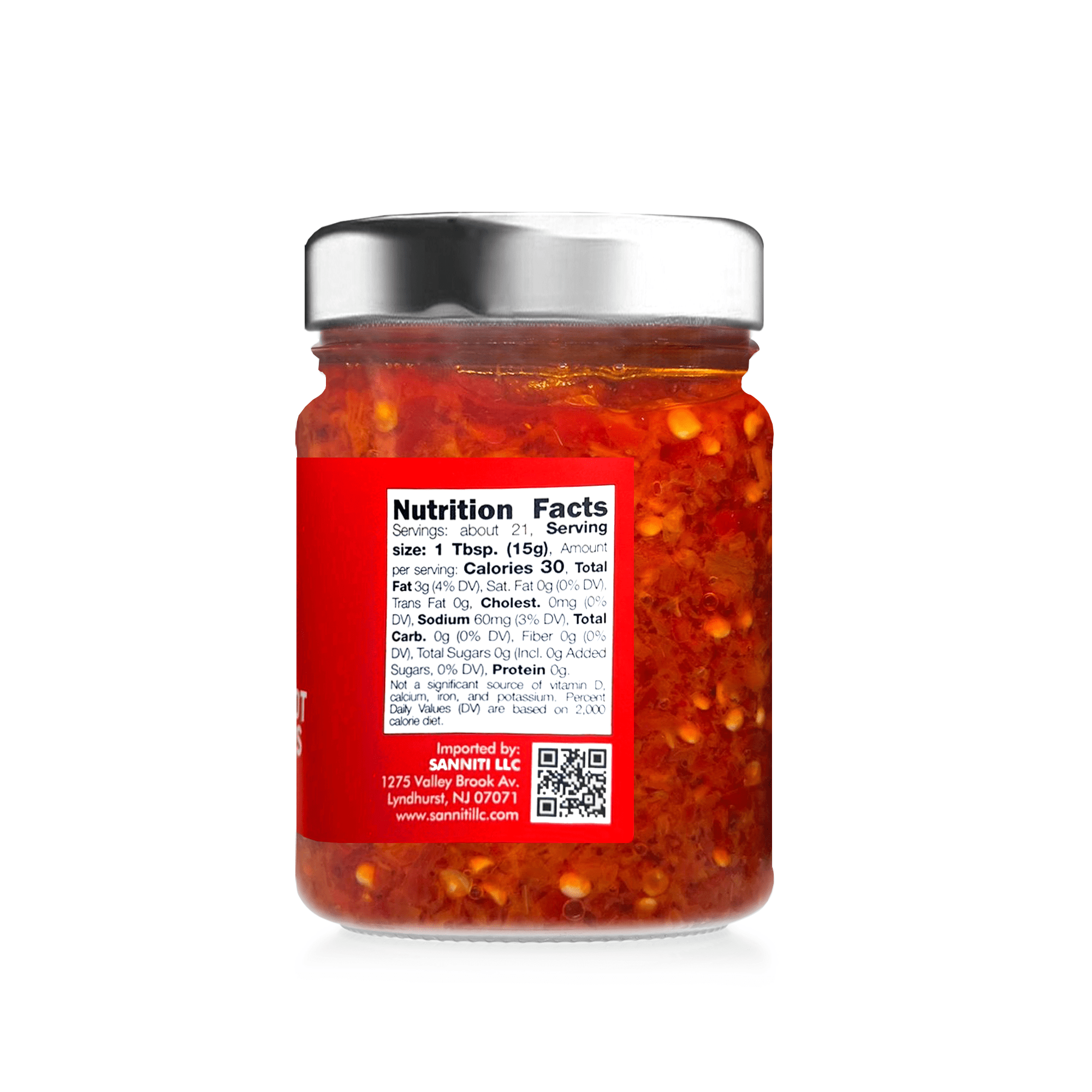 Sanniti Crushed Calabrian Hot Chili Peppers, 10.9 oz Pantry Sanniti
