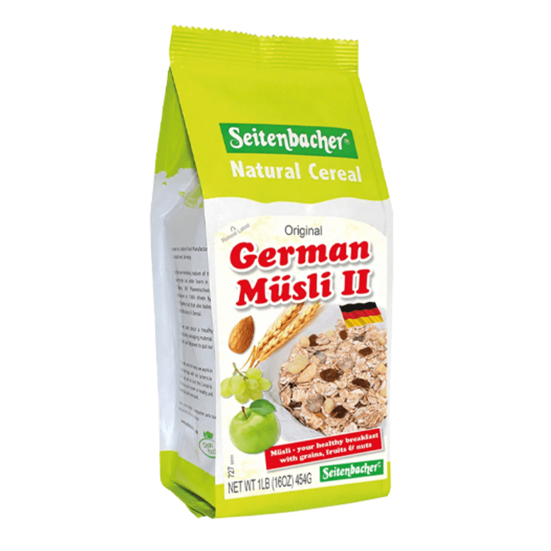 Seitenbacher Muesli German Apple Muesli Cereal, 16 oz Sweets & Snacks Seitenbacher