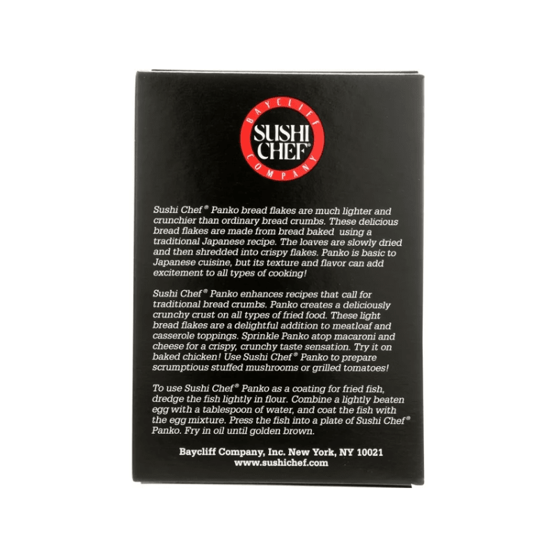 Sushi Chef Panko Japanese Bread Flakes, 8 oz Pantry Sushi Chef