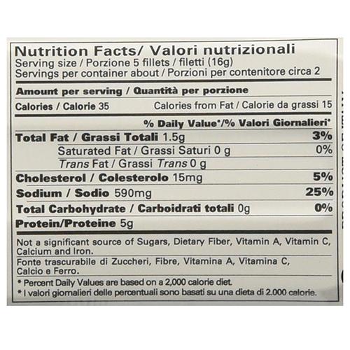 Agostino Recca Anchovies in Olive Oil Tin, 2 oz Seafood Agostino Recca