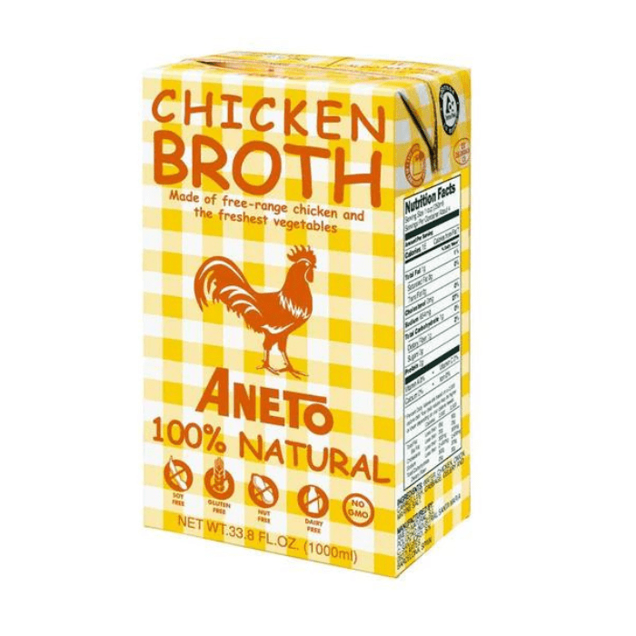 Aneto Chicken Broth, 1 Liter Pantry Aneto