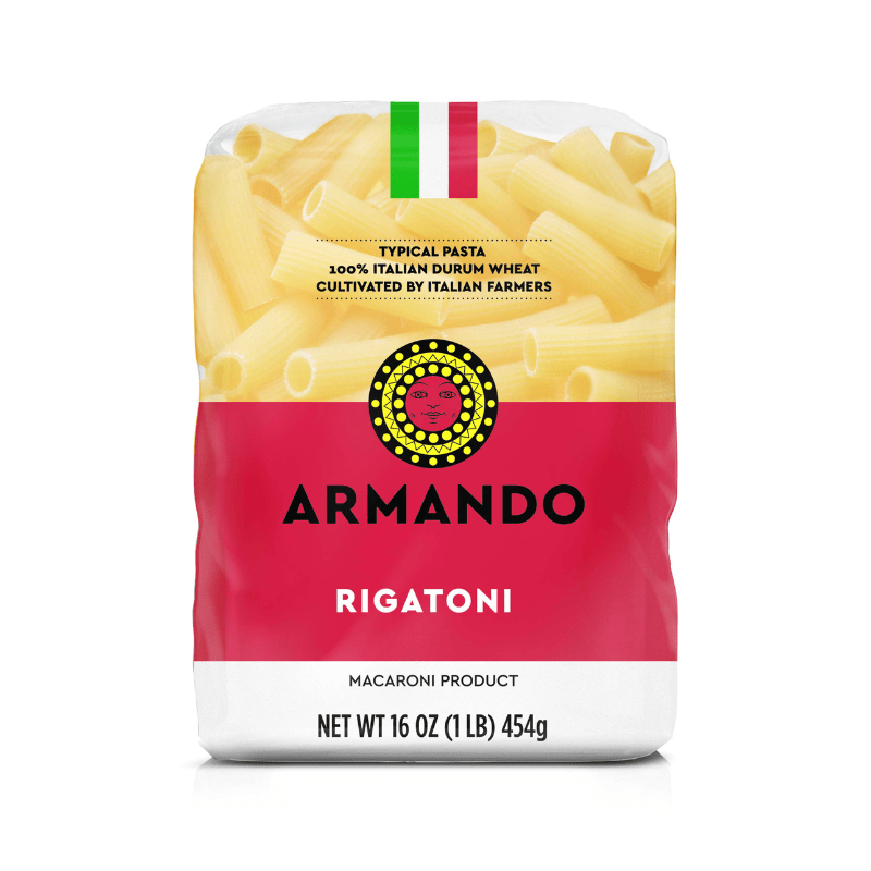 Armando Rigatoni Pasta, 16 oz Pasta & Dry Goods Armando
