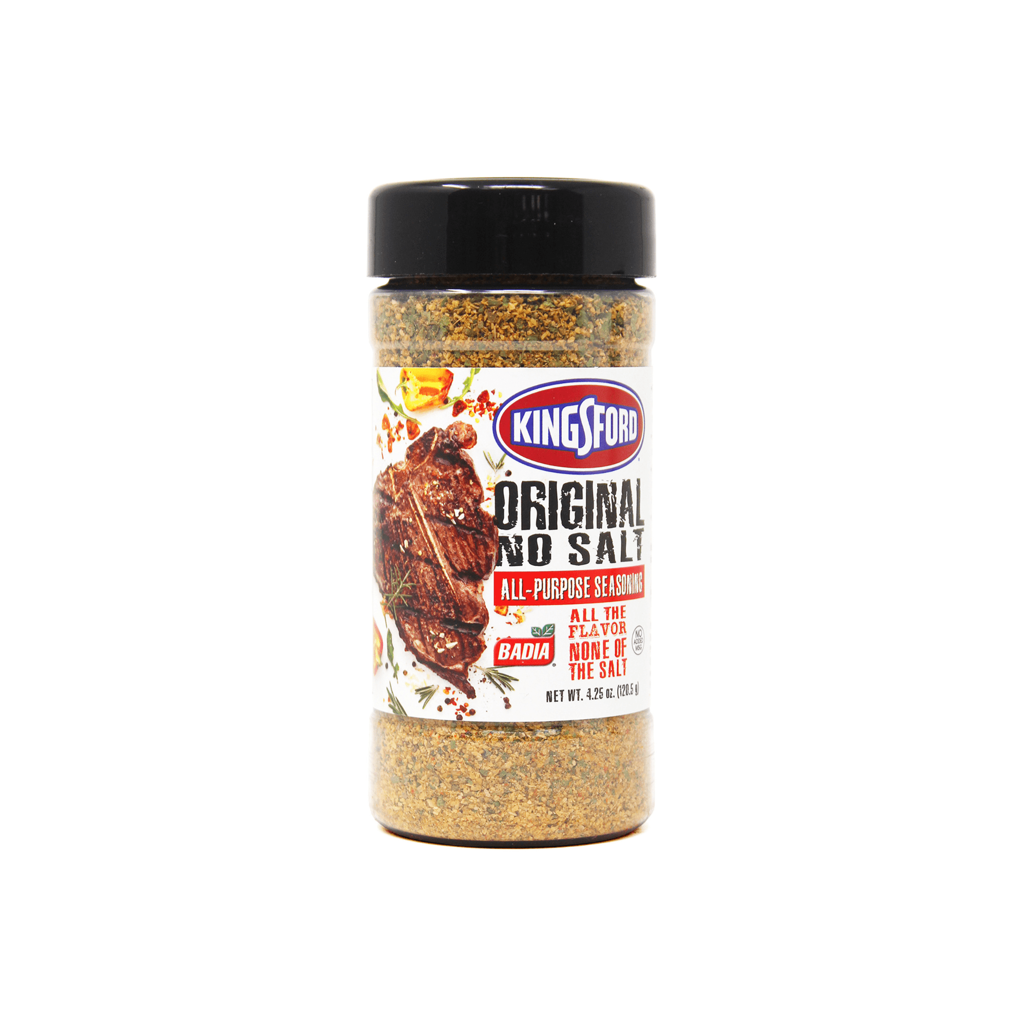 Badia Kingsford Original No Salt All Purpose Seasoning, 4.25 oz Pantry Badia