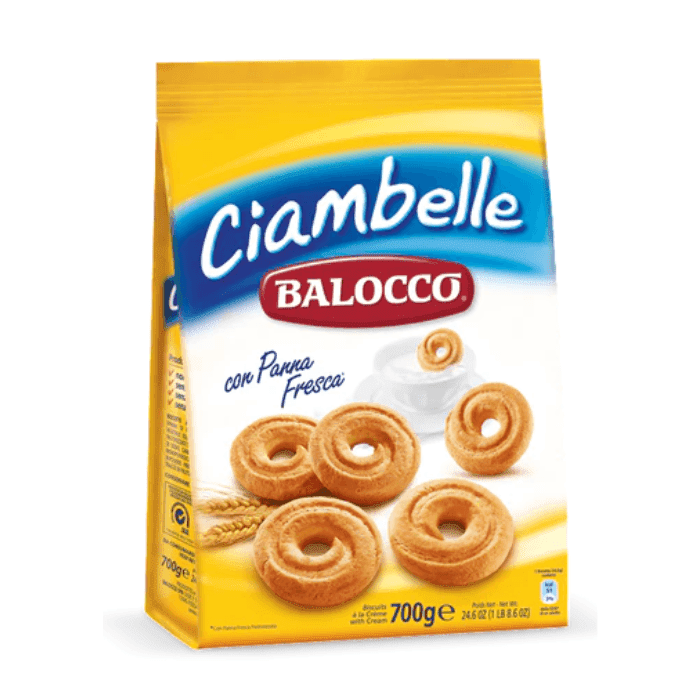 Balocco Ciambelle Cream & Egg Cookies, 24.7 oz Sweets & Snacks Balocco