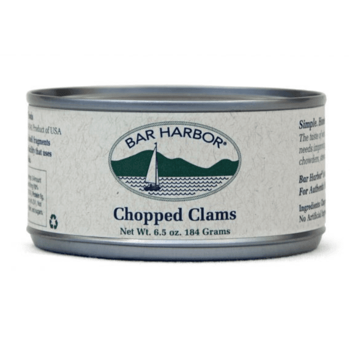 Bar Harbor Chopped Clams, 6.5 oz Seafood Bar Harbor