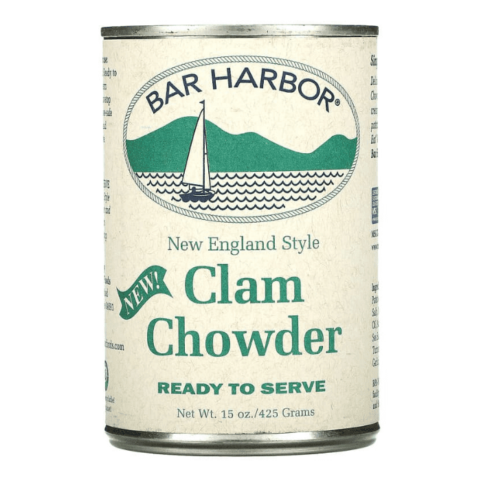 Bar Harbor New England Clam Chowder, 15 oz Pantry Bar Harbor