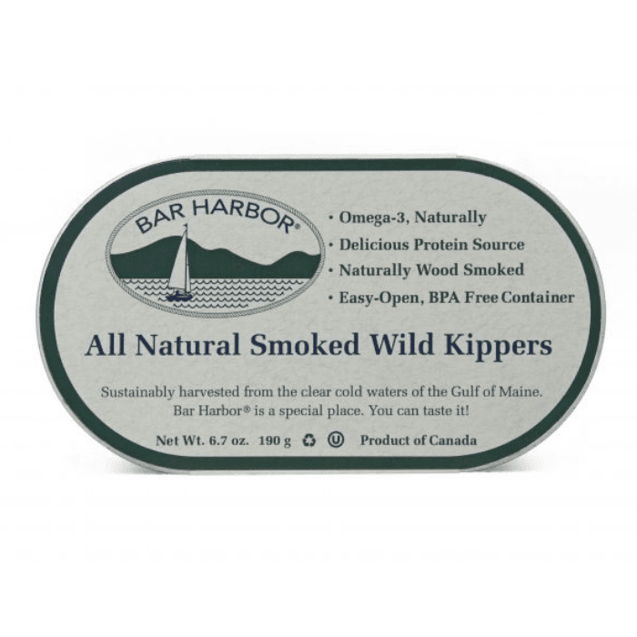 Bar Harbor Smoked Wild Kippers, 6.7 oz Seafood Bar Harbor