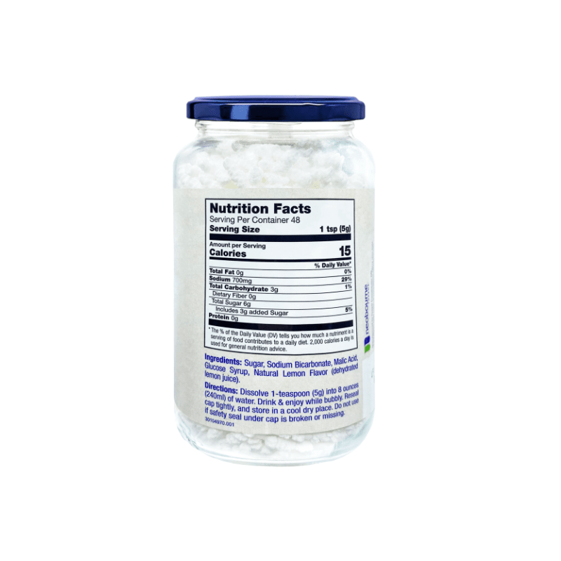 Brioschi Lemon Flavored Effervescent Glass Jar, 8.5 oz Health & Beauty Brioschi