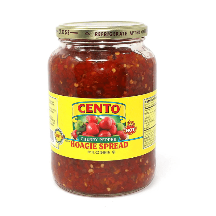 Cento Diced Hot Cherry Peppers Hoagie Spread, 32 oz Fruits & Veggies Cento