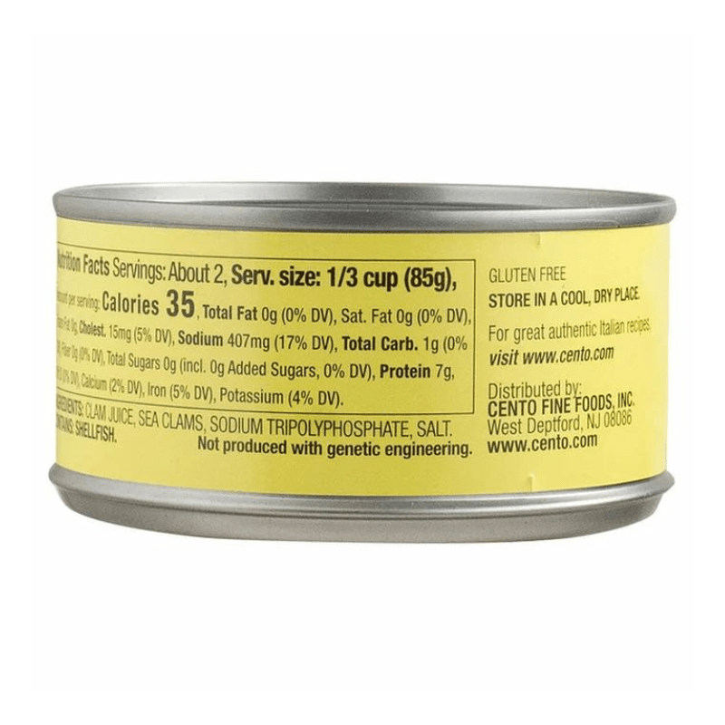 Cento Minced Clams, 6.5 oz Seafood Cento