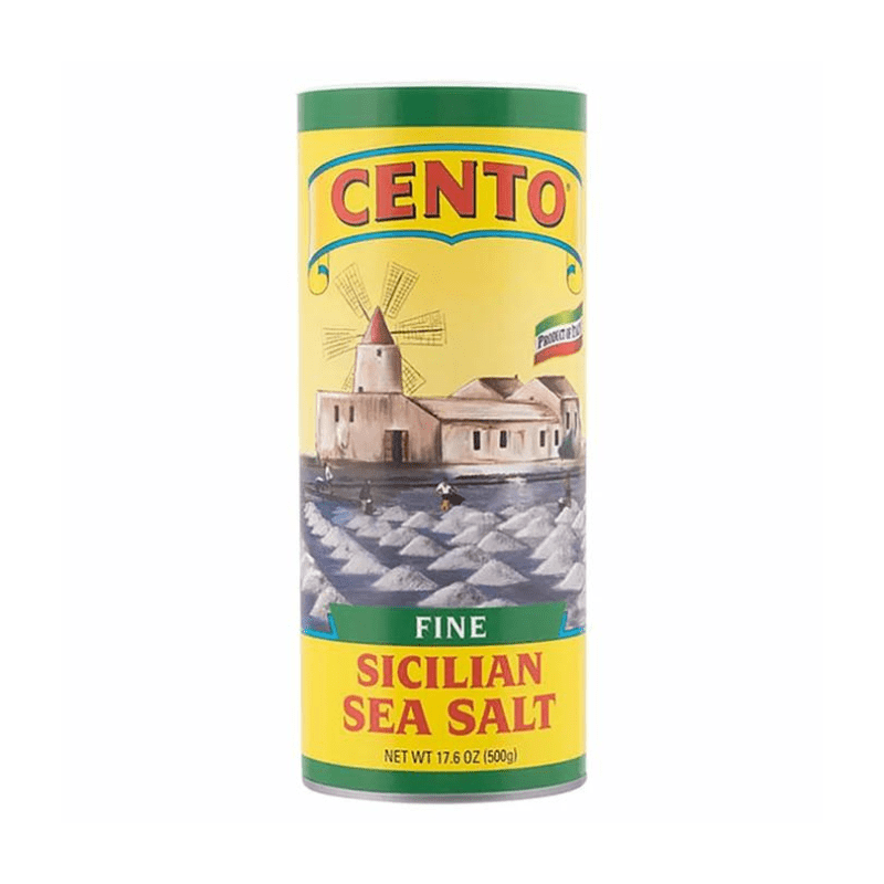 Cento Trapani Fine Sicilian Sea Salt, 17.6 oz Pantry Cento