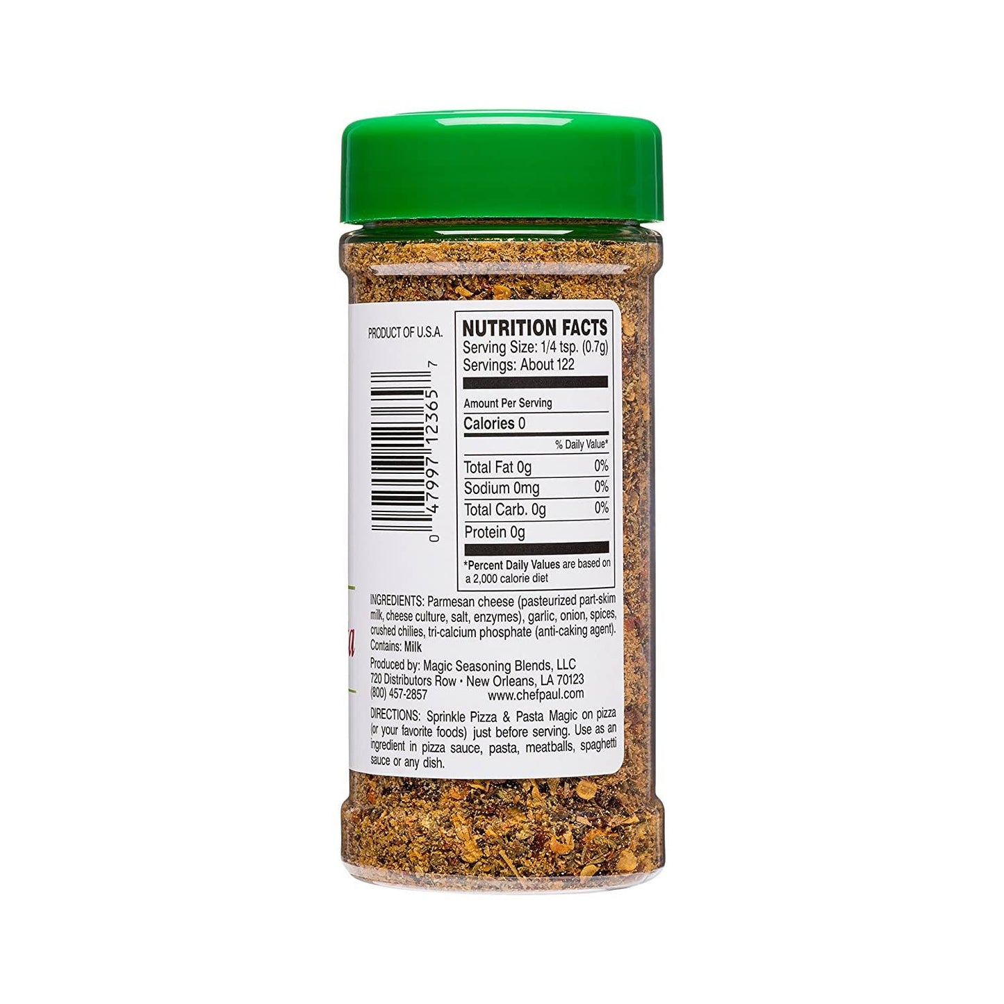 Chef Paul Prudhomme's Magic Seasoning Herbal Pizza & Pasta Blend, 3 oz