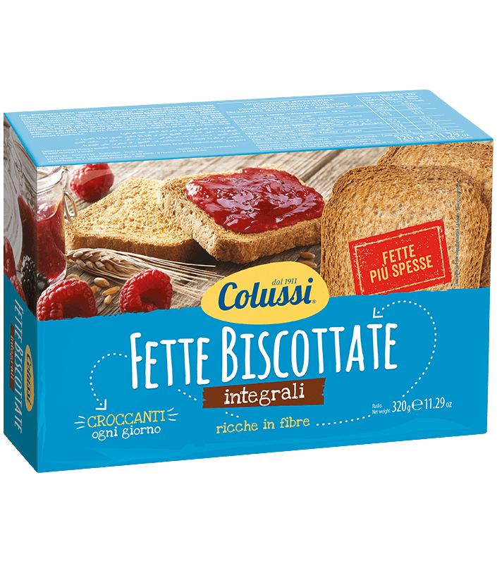 Colussi Fette Biscottate Whole Wheat Toast, 320g Sweets & Snacks Colussi