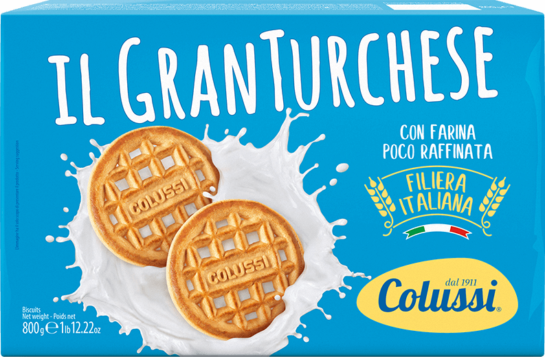 Colussi Il Gran Turchese Shortbread Biscuits, 800g Sweets & Snacks Colussi