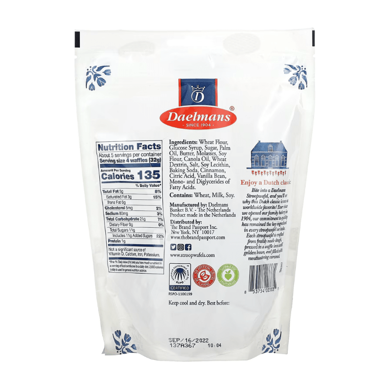 Daelmans Mini Caramel Stroopwafels Caramel, 5.29 oz Sweets & Snacks vendor-unknown