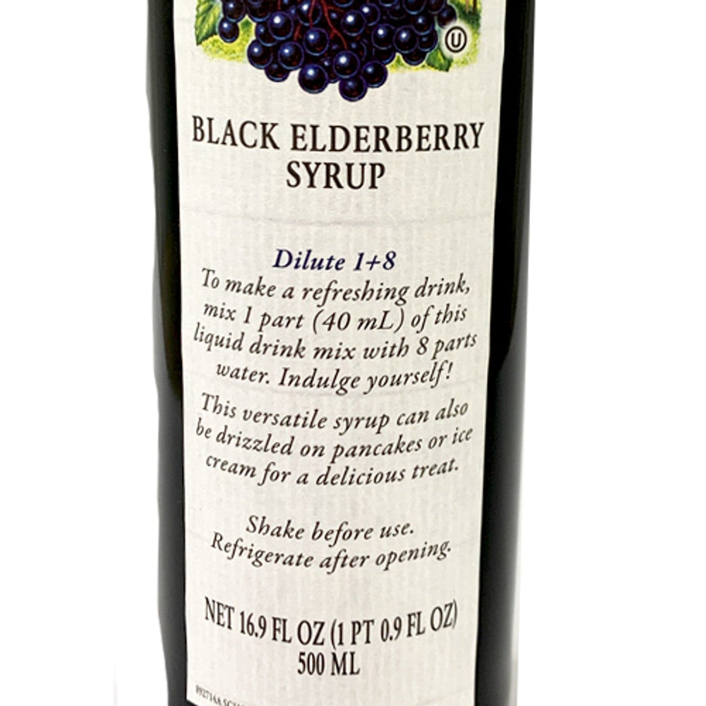 D'Arbo Black Elderberry Syrup, 16.9 oz Pantry d'arbo