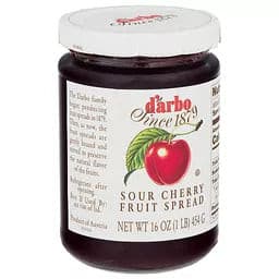 D'Arbo Marasque Sour Cherry Jam, 16 oz Pantry d'arbo