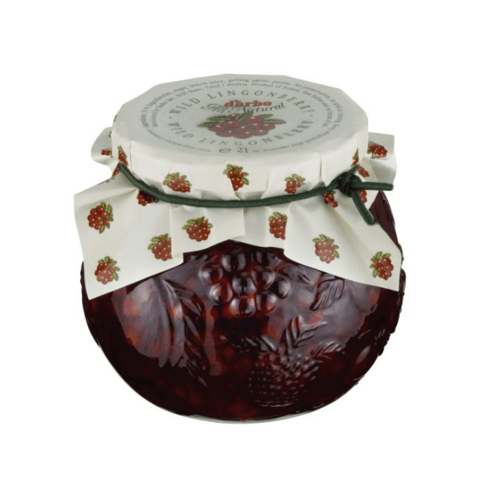 D'Arbo Wild Lingonberry Sauce in Fancy Jar, 21 oz Pantry d'arbo