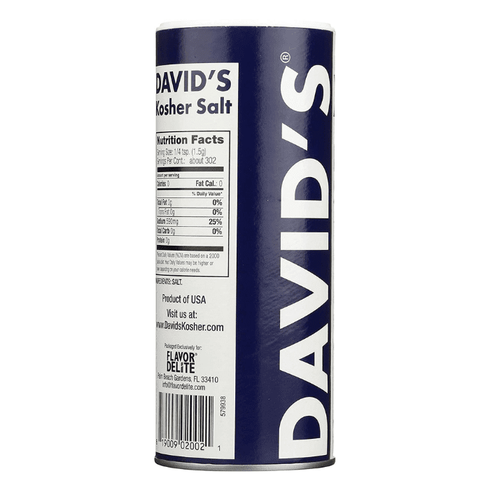 David's Kosher Salt, 16 oz Pantry David's