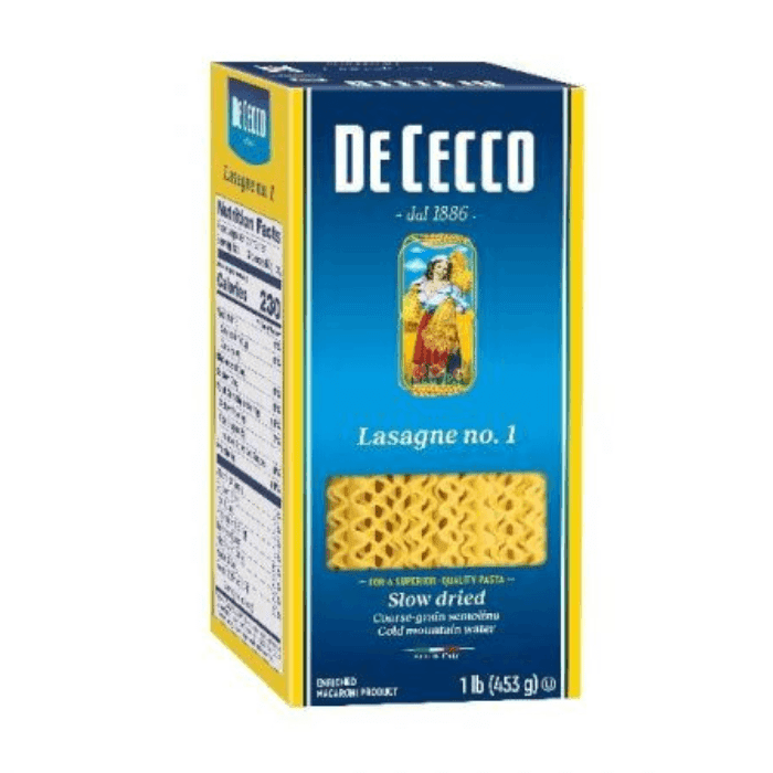 De Cecco Lasagne (Lasagna) Pasta, 1 lb Pasta & Dry Goods De Cecco