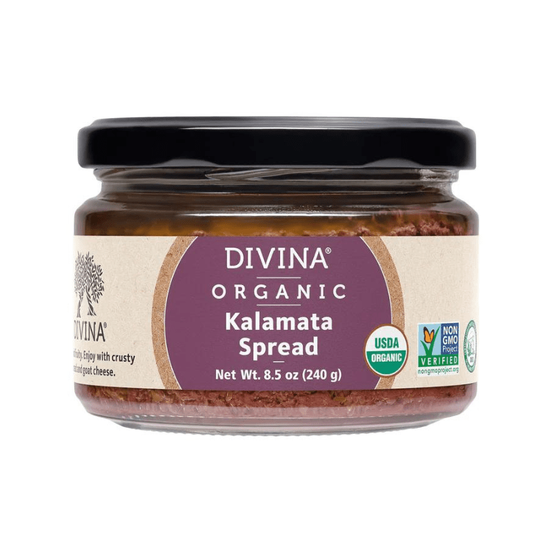 Divina Organic Kalamata Olive Spread, 8.5 oz Pantry Divina