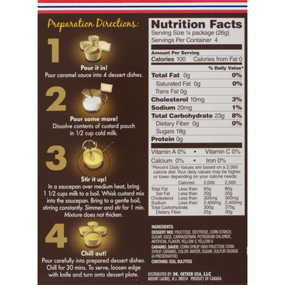 Dr. Oetker Creme Caramel, 3.7 oz Sweets & Snacks Dr. Oetker