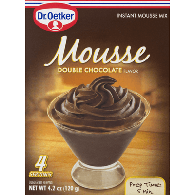 Dr. Oetker Double Chocolate Mousse, 4.2 oz Sweets & Snacks Dr. Oetker