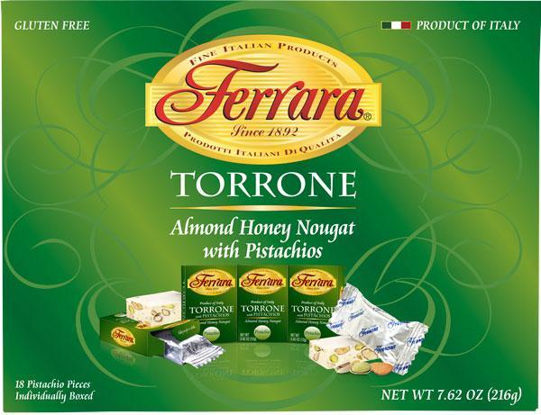 Ferrara Pistachio Torrone, 7.6 oz Sweets & Snacks Ferrara