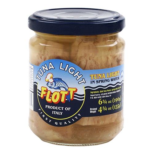 Flott Light Tuna Light in Spring Water, 6.7 oz Seafood Flott