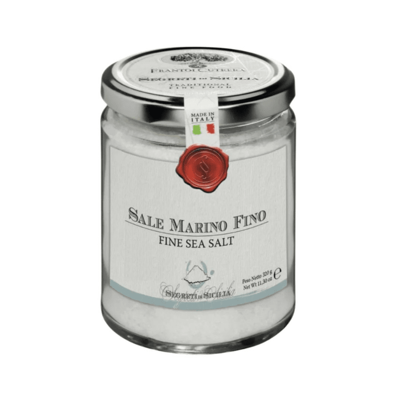 Frantoi Cutrera Segreti di Sicilia Fine Sea Salt Jar, 11.3 oz Pantry Frantoi Cutrera