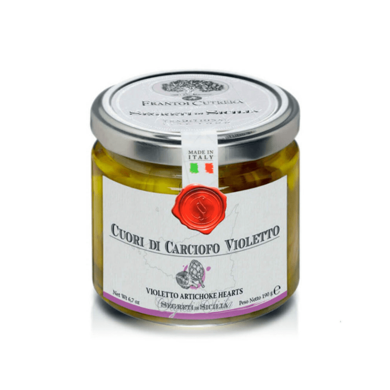 Frantoi Cutrera Segreti di Sicilia Violetto Artichoke Hearts, 6.7 oz Fruits & Veggies Frantoi Cutrera