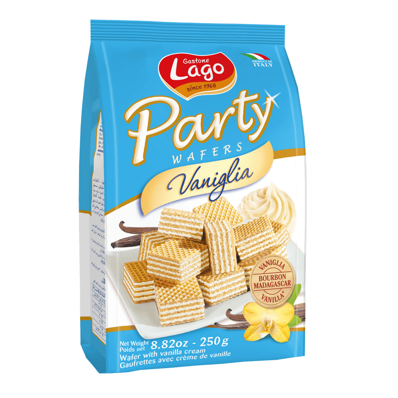Gastone Lago Vanilla Wafers. 8.8 oz Sweets & Snacks Gastone Lago