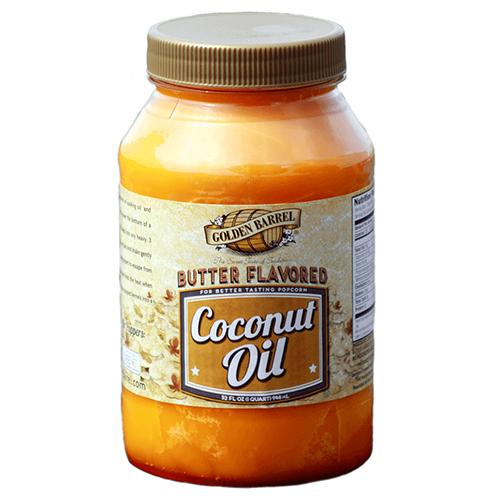 Golden Barrel Butter Flavored Coconut Oil, 32 oz Oil & Vinegar Golden Barrel