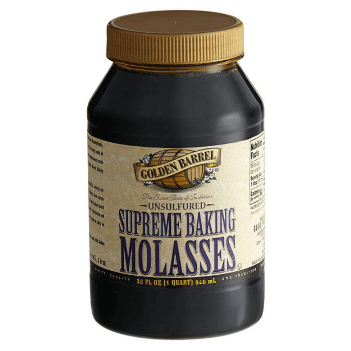 Golden Barrel Supreme Unsulfured Black Strap Molasses, 32 oz Pantry Golden Barrel