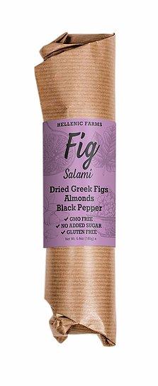 Hellenic Farms Fig Salami with Almonds and Black Pepper, 6.4 oz Sweets & Snacks Hellenic Farms