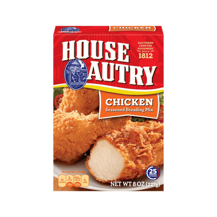 House Autry Chicken Breading Mix, 8 oz Pantry House Autry