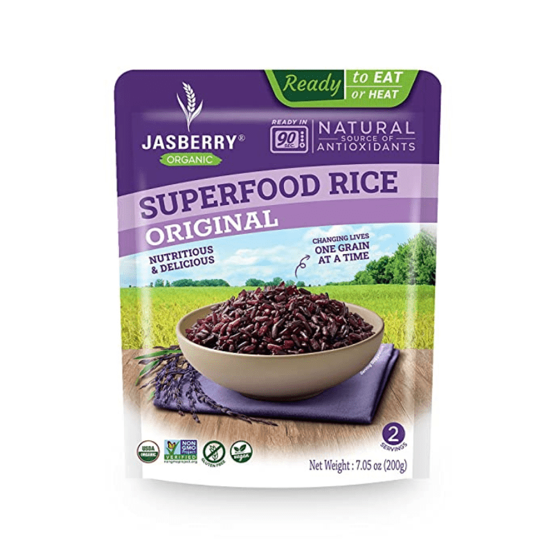 Jasberry Organic Ready to Eat Original Superfood Rice, 7.05 oz Pasta & Dry Goods Jasberry