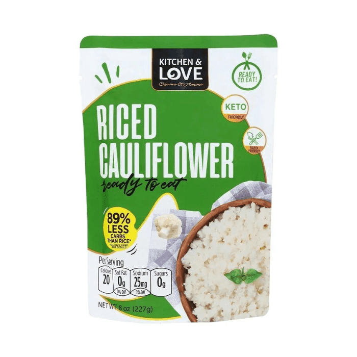 Kitchen & Love Ready to Eat Cauliflower Rice, 8 oz Pasta & Dry Goods Kitchen & Love
