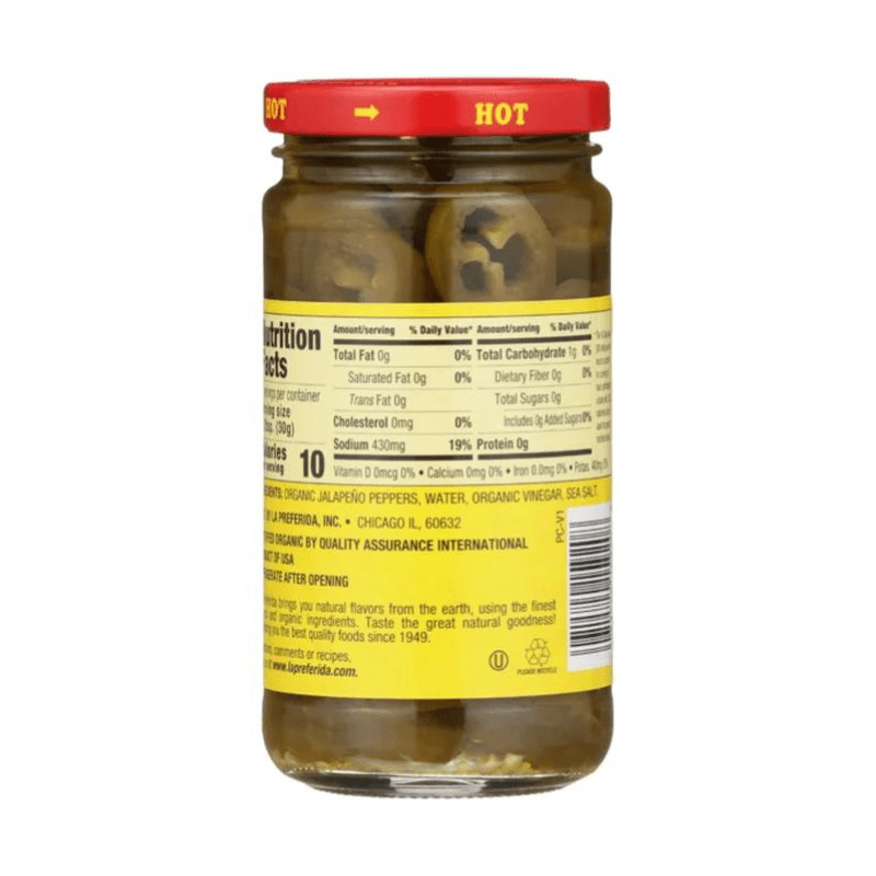 La Preferida Organic Hot Jalapeno Nacho Slices, 11.5 oz Fruits & Veggies La Preferida