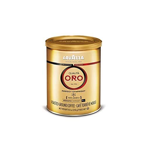Lavazza Qualita Oro Bean Ground Coffee Can, 8 oz (250 g) Coffee & Beverages Lavazza
