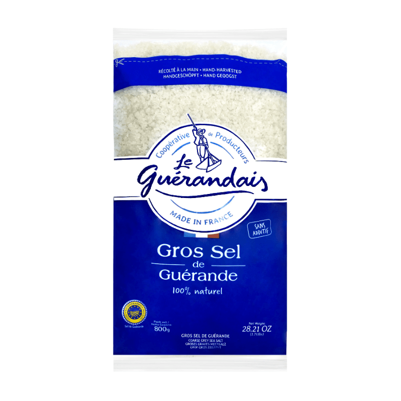 Le Guerandais Guerande Celtic Light Grey Coarse "Wet Salt" Bag, 28 oz Pantry Le Guerandais