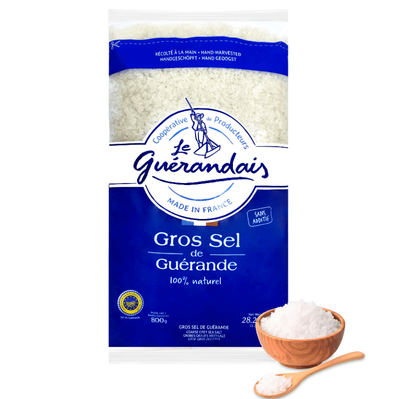 Le Guerandais Guerande Celtic Light Grey Coarse "Wet Salt" Bag, 28 oz Pantry Le Guerandais