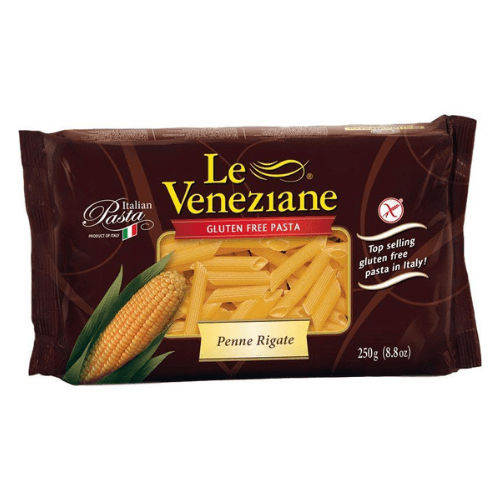 Le Veneziane #122 Penne Rigate Corn Gluten-Free Pasta, 8.8 oz Pasta & Dry Goods Le Veneziane