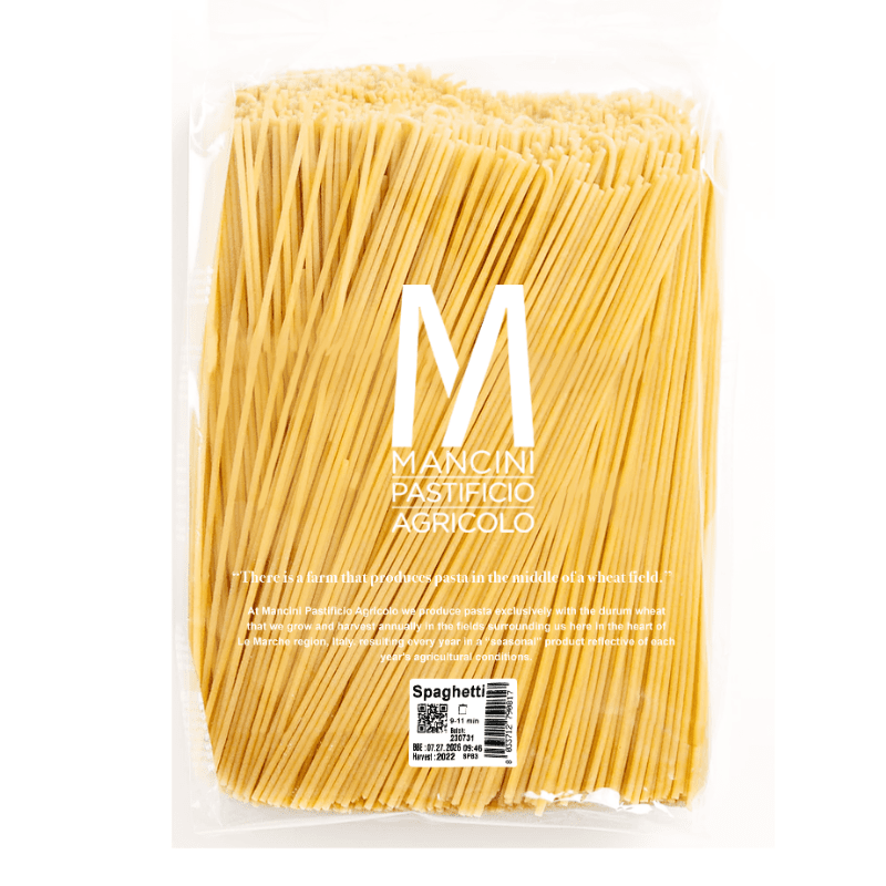 Mancini Spaghetti Bulk Size, 6.6 lbs. (3 kg) Pasta & Dry Goods Mancini